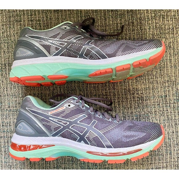 Women's Asics GEL-Flux 3 Running Shoes - Titanium/White/Enamel Blue - Size 9 D - Picture 3 of 11